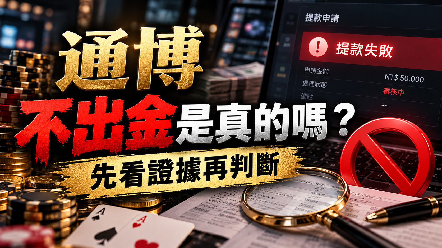 通博不出金是真的嗎?先看證據再判斷