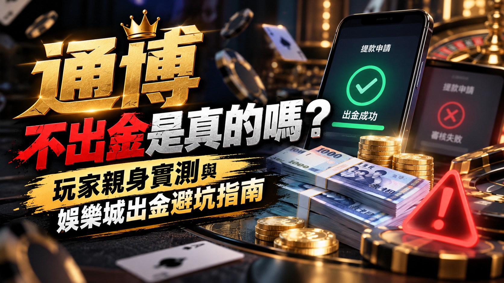 通博不出金是真的嗎？玩家親身實測與娛樂城出金避坑指南